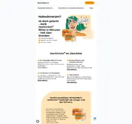 Kleine Seitenvorschau von dorithricin.de