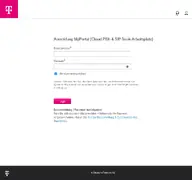 Kleine Seitenvorschau von myportal-cpbx.geschaeftskunden.telekom.de