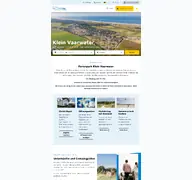 Kleine Seitenvorschau von kleinvaarwater-ameland.de