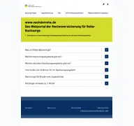 Kleine Seitenvorschau von nachderreha.de