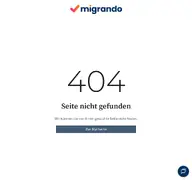 Kleine Seitenvorschau von newsletter.migrando.de