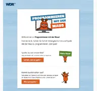 Kleine Seitenvorschau von programmieren.wdrmaus.de