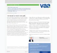Kleine Seitenvorschau von newsletter.vaa.de