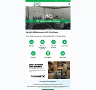 Kleine Seitenvorschau von b2-variocamp.de