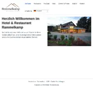 Kleine Seitenvorschau von hotel-rammelkamp.de
