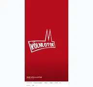 Kleine Seitenvorschau von koeln-lotse.de