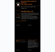 Kleine Seitenvorschau von bacaa.de