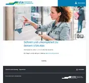 Kleine Seitenvorschau von aboonline.goevb.de