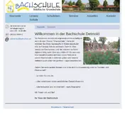 Kleine Seitenvorschau von bachschule-detmold.de
