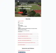 Kleine Seitenvorschau von etsv-offenburg.de