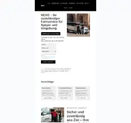 Kleine Seitenvorschau von nexo-mobility.de