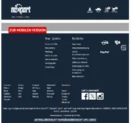 Kleine Seitenvorschau von nexpart.de