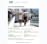 Kleine Seitenvorschau von linzzufuss.at