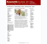 Kleine Seitenvorschau von kosmetikstudios-24.de