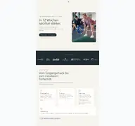 Kleine Seitenvorschau von oratraining.de