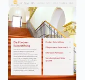 Kleine Seitenvorschau von fliedner-kulturstiftung.de