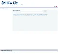 Kleine Seitenvorschau von qis.fh-kiel.de