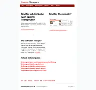 Kleine Seitenvorschau von kreative-therapie.de