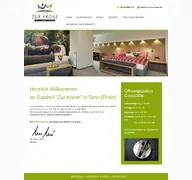 Kleine Seitenvorschau von zur-krone-tann.de