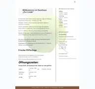 Kleine Seitenvorschau von zur-linde-schmalenberg.de