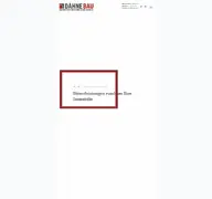 Kleine Seitenvorschau von daehnebau.de