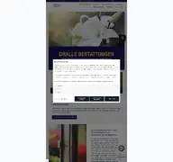 Kleine Seitenvorschau von dralle-bestattungen.de