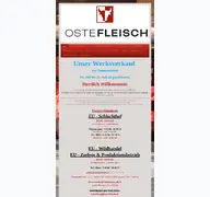 Kleine Seitenvorschau von oste-fleisch.de