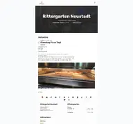 Kleine Seitenvorschau von rittergarten-nw.de