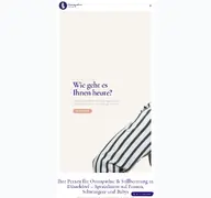Kleine Seitenvorschau von osteopathieinduesseldorf.de