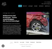 Kleine Seitenvorschau von sv-maupe.de