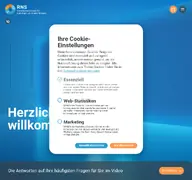 Kleine Seitenvorschau von rns.de