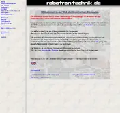 Kleine Seitenvorschau von robotrontechnik.de