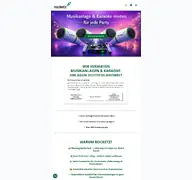 Kleine Seitenvorschau von rocketz.de