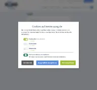 Kleine Seitenvorschau von meine.apag.de