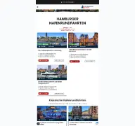 Kleine Seitenvorschau von hamburger-hafenrundfahrten.de