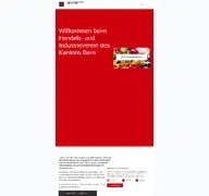 Kleine Seitenvorschau von bern-cci.ch
