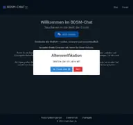 Kleine Seitenvorschau von chat-bdsm.de