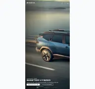 Kleine Seitenvorschau von dacia.at
