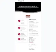 Kleine Seitenvorschau von hansecafe.de
