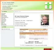 Kleine Seitenvorschau von dr-haake.de