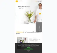 Kleine Seitenvorschau von gastropraxis-sonne.de