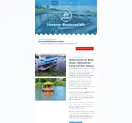 Kleine Seitenvorschau von harener-bootsverleih.de