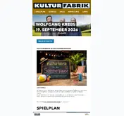 Kleine Seitenvorschau von kulturfabrik.de