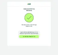 Kleine Seitenvorschau von kundenbefragung.olb.de