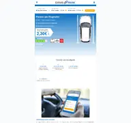 Kleine Seitenvorschau von driveandpark.de