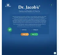 Kleine Seitenvorschau von drjacobs-healthcheck.de