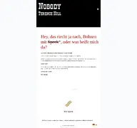 Kleine Seitenvorschau von nobody-dresden.de