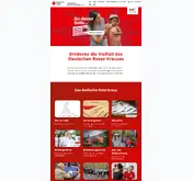 Kleine Seitenvorschau von drk-baden.de