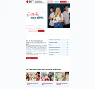 Kleine Seitenvorschau von drk-baden-freiwilligendienste.de