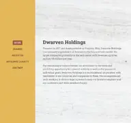 Kleine Seitenvorschau von dwarvenhosting.com